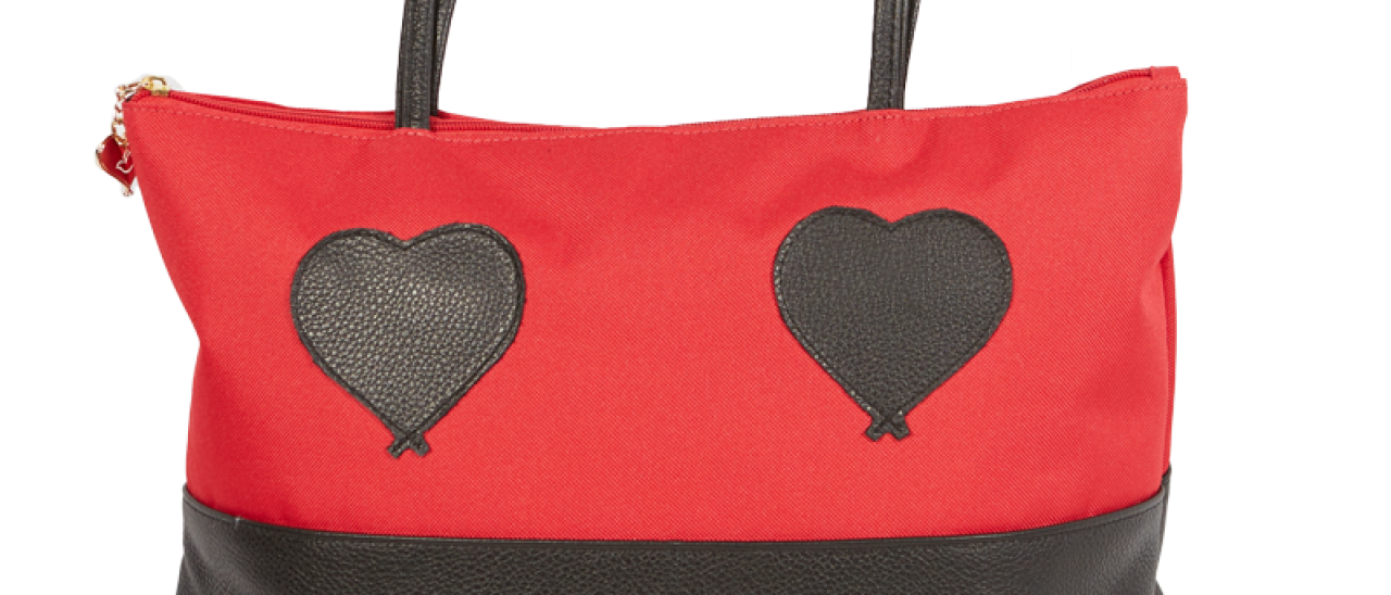 Joan Gdasi Designs_ Red Tote Bag_ Front View